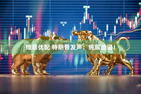维嘉优配 特朗普发声：纯属造谣！