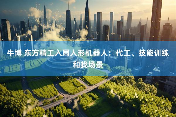 牛博 东方精工入局人形机器人：代工、技能训练和找场景