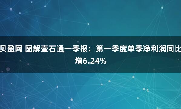 贝盈网 图解壹石通一季报：第一季度单季净利润同比增6.24%